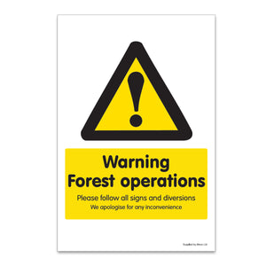 Warning Forest Operations